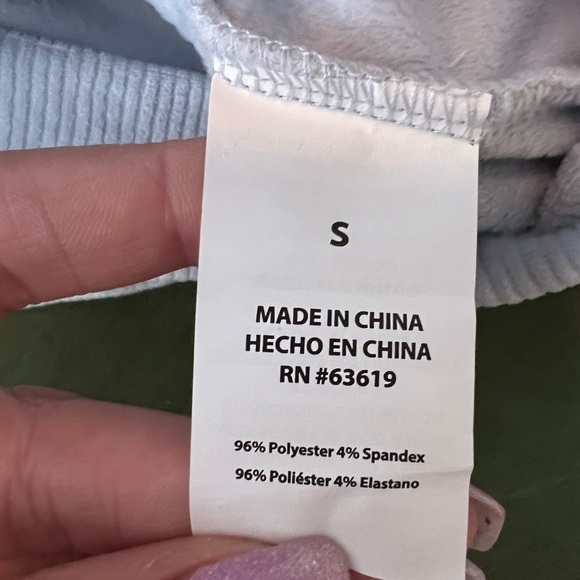 Bebe Sky Blue Rhinestone Hoodie ❄️ - Picture 8 of 9